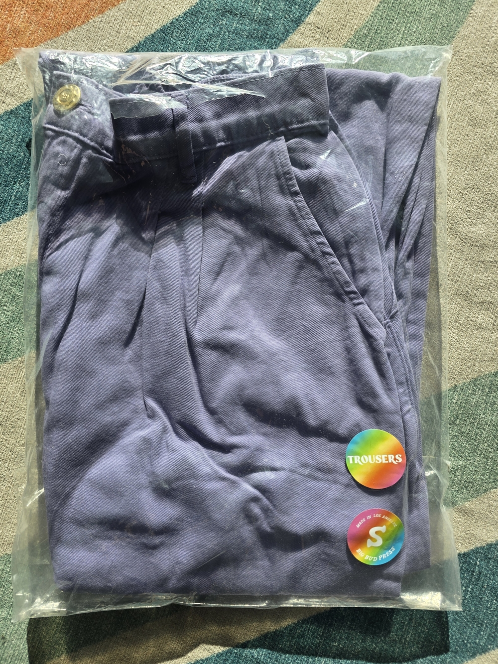 Big Bud Press Lavender Pleated Women's Trousers